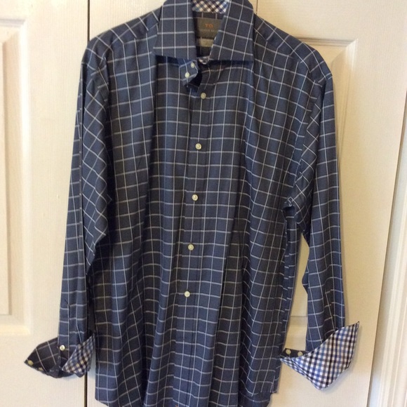Clearance! 3 NWT Men’s Thomas Dean Shirts Large - Picture 4 of 8